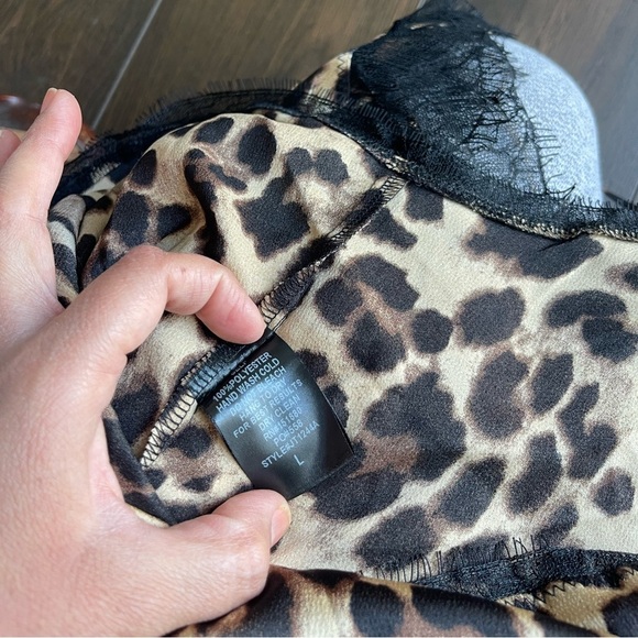 NWT Storia leopard print camisole large - Picture 4 of 4